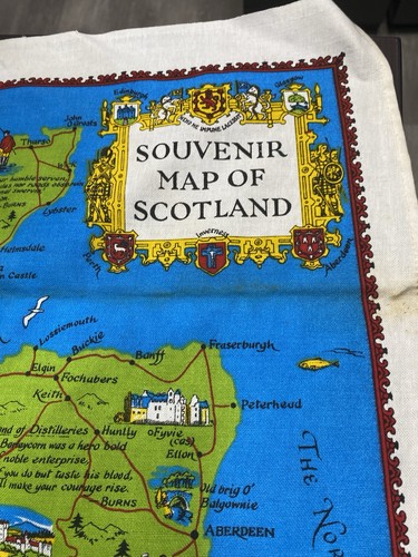 Souvenir mappa della scozia - souvenir,