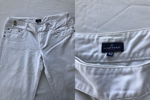 Jeans donna naf bianco - donna,