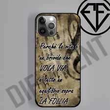 Cover per cellulare Vasco Rossi senza parole, Custodia canzone Sally la vita è