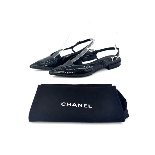 Ballerine chanel logo punta - cc,