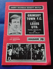 Grimsby Town v Leeds United Harry Wainman partita di beneficenza 02/03/1981
