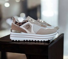 SNEAKERS DONNA RENATO BALESTRA ZS13 BEIGE SCARPE SPORTIVE PLATFORM