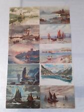 Cartoline Antiche Paesaggi Marini 10 Esemplari