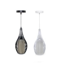 Lampadario da Soffitto a Sospensione Regolabile Design Moderno per Lampadina E27