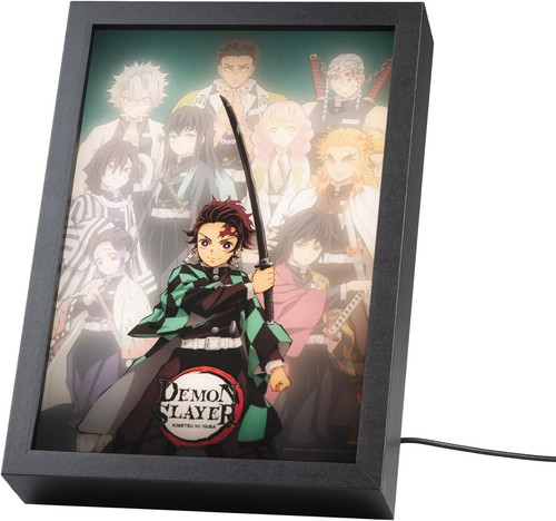 Quadro luminoso led - quadro, demon