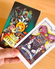 Tattoo Tarot Deck – Limited Edition Esoteric Fortune Telling Cards New Game Toys