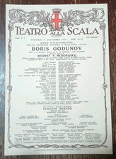 Locandina Teatro Alla Scala 7 Dicembre 1979
