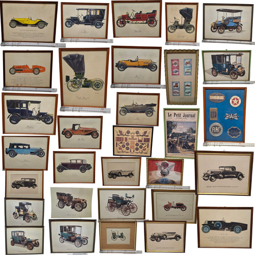 Stampa auto epoca - auto, d'epoca
