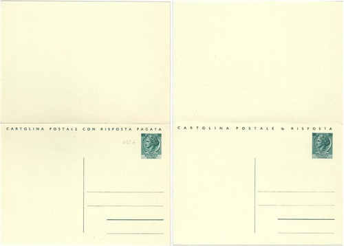 Repubblica 1953 intero - intero, postale