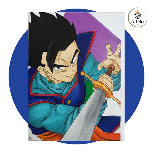 Dipinto tela dragon ball - su,