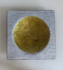 RARO CENTROTAVOLA SVUOTATASCHE GIO PONTI STUDIO DEL CAMPO RAME SMALTATO ANNI 50