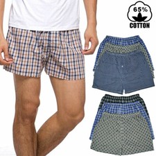 Confezione 3-12 Boxer Uomo Slip Pantaloncini Tronchetto Plaid Intimo Cotone Taglia M-2XL