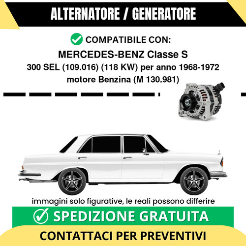 Alternatore mercedes benz - alternatore, mercedes-benz