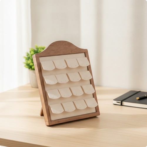 Espositore legno con - espositore, in