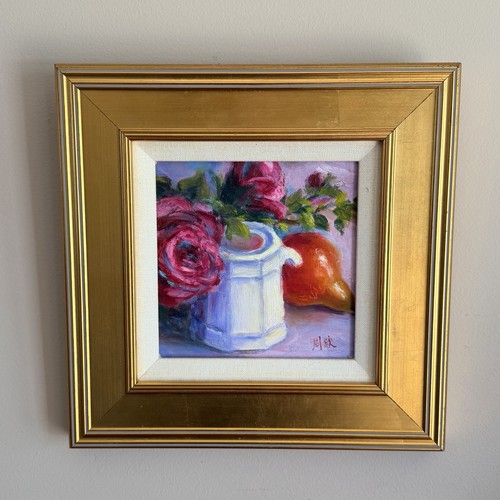 Quadro olio vintage - , cinese
