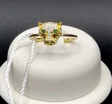 ANELLO PANTERA COCKTAIL IN ORO