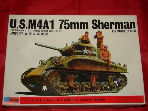 Bandai sherman 48 us - 1/48,