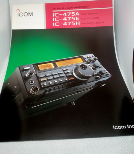Icom 475a 475e - ic-475a, ic-475h