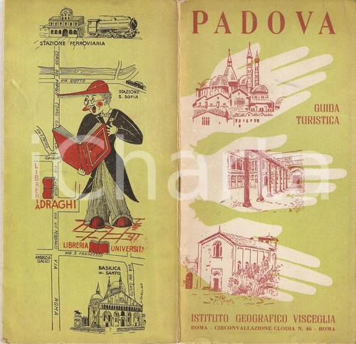 1951 padova guida turistica - guida, e