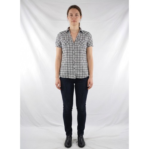 Promod camicia verde quadri - camicia, a