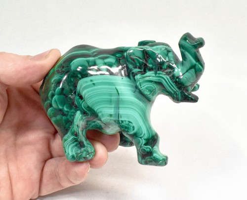 Elefante malachite lucido - elefante,