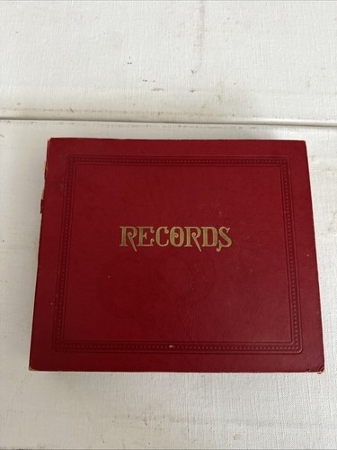 Vintage record storage - vintage,