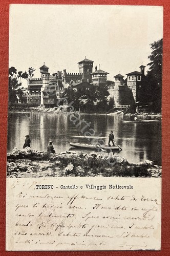 Cartolina torino castello - -,
