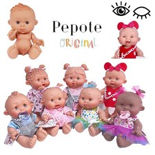 NINES D'ONIL Pepote PEPOTES Bambola 28cm Profumata Apre Chiude Occhi Mini Reborn