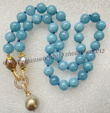 Collana nodo pendente perle