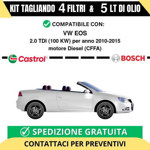 Tagliando filtri bosch 5 - 4,