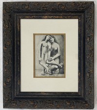 Litografia Pablo Picasso francobollo firmato e numerato anni 1900-70 cornice stupenda