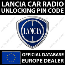 Lancia radio pin - radio,