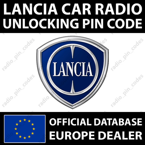 Lancia radio pin codice - codice, delta