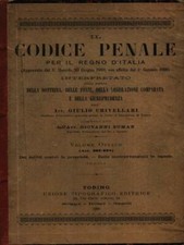IL CODICE PENALE PER IL REGNO