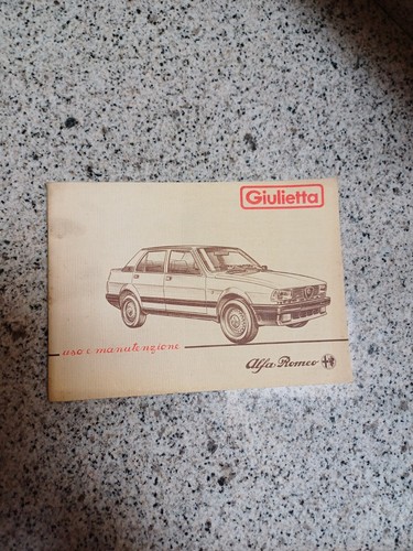 Uso manutenzione giulietta - e,