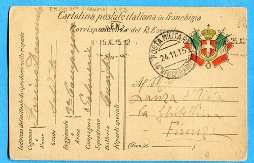 Wwi military posta - -,