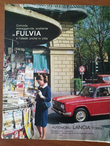 Lancia fulvia pubblicita - fulvia, -pubblicita'