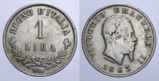 1 LIRA 1863 MILANO VALORE NC