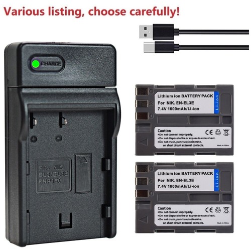 El3e el3a batteria o - en-el3e,