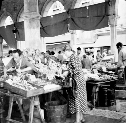 Venise 1955 marché du - venise,