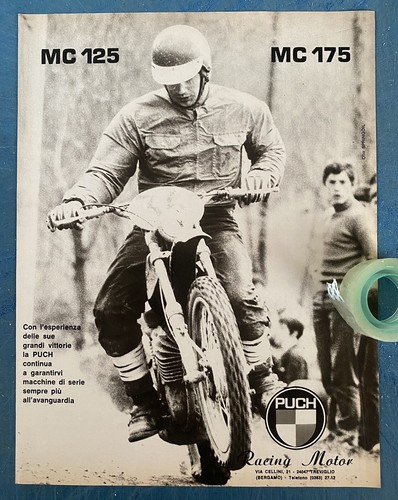 Rara pubblicita moto puch - rara, pubblicita’