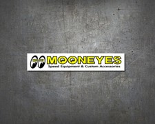 Adesivo Bumper originale Mooneyes S - NOS Aircooled Hot Rod Autocollant Sticker