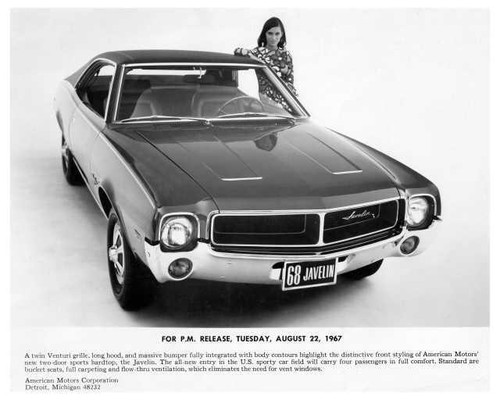 1968 amc javelin - amc, american