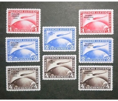 Francobolli germania c38 45 - germania, #c38-45
