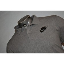 48306 Nike Golf Polo Shirt Size XL Mens Athletic Performance Gray Cotton