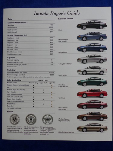 Chevrolet impala guida - chevrolet, ls