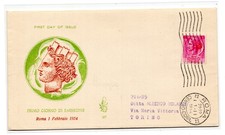 Siracusana Lire 13 su busta