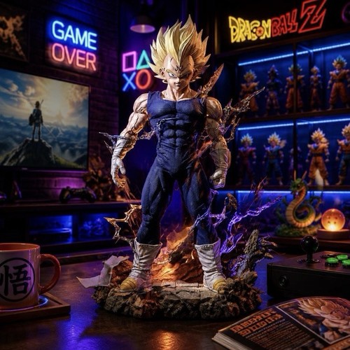 Statue majin vegeta dragon - vegeta,