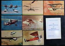 serie 25 cartoline 25 AEREI ITALIANI 25 PRIMATI INTERNAZIONALI ed. E.C.A.R. 