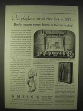 1935 Philco 116x Radio Ad -